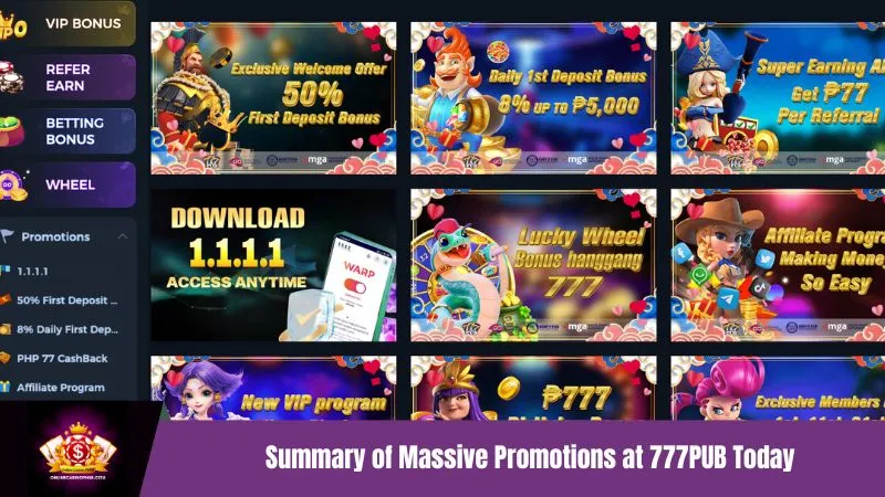 777PUB Community-Powered Promotions & Social Benefits