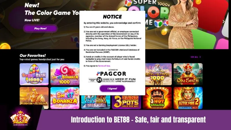 Introduction to BET88 - Safe, fair and transparent