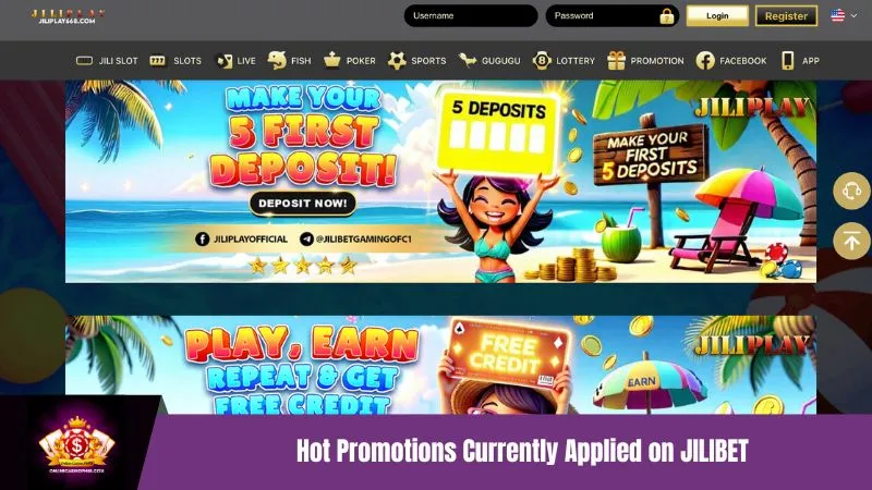 Hot Promotions Currently Applied on JILIBET