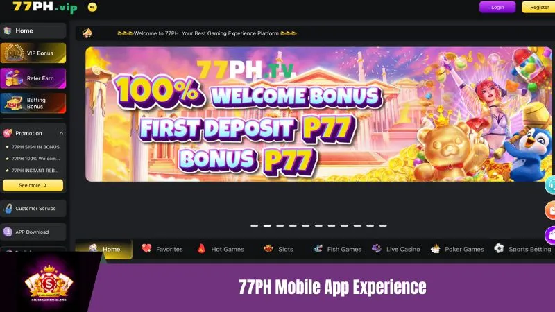 77PH Mobile App Experience