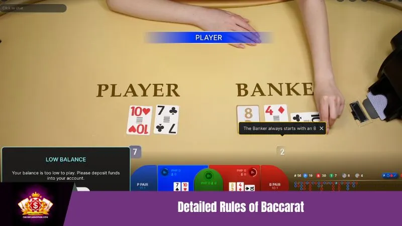 Detailed Rules of Baccarat