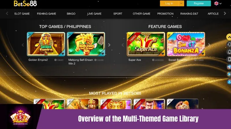 BETSO88 Multi-Themed Fortune Gaming & Cultural Entertainment