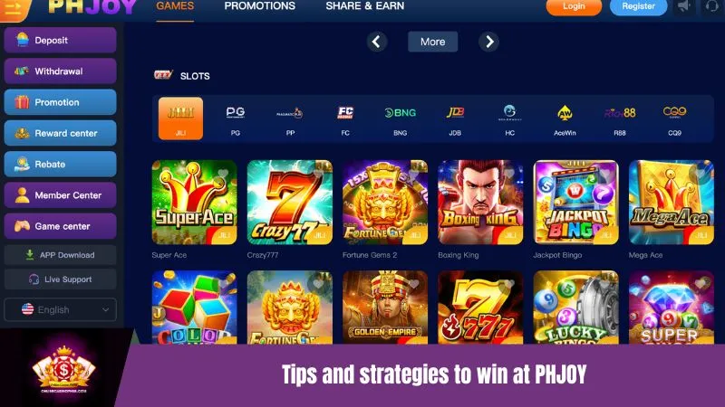 Tips and strategies to win at PHJOY