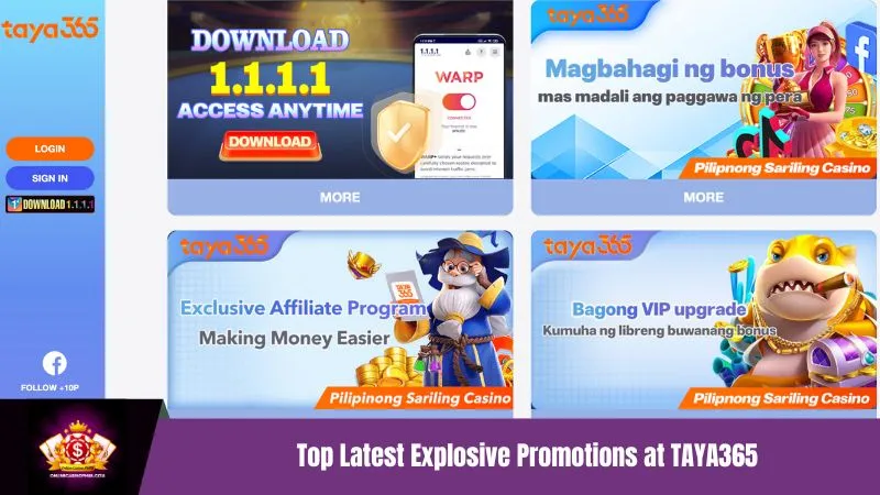 Explosive TAYA365 Bonus Codes and Promotions
