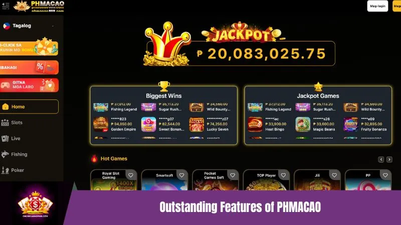 Outstanding Features of PHMACAO