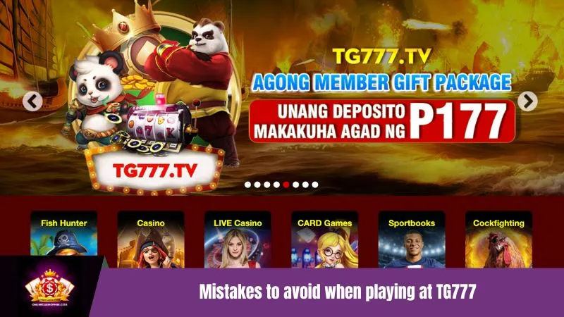 Common mistakes Filipino players avoid at TG777