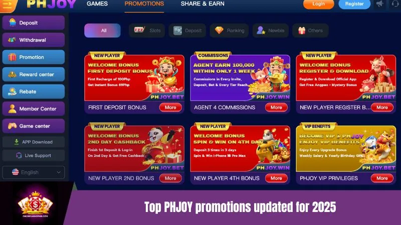 Top PHJOY promotions updated for 2025