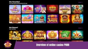 Overview of online casino PH88