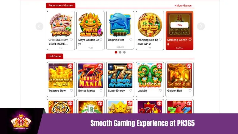 PH365 Extraordinary Gaming Excellence & VIP Experience