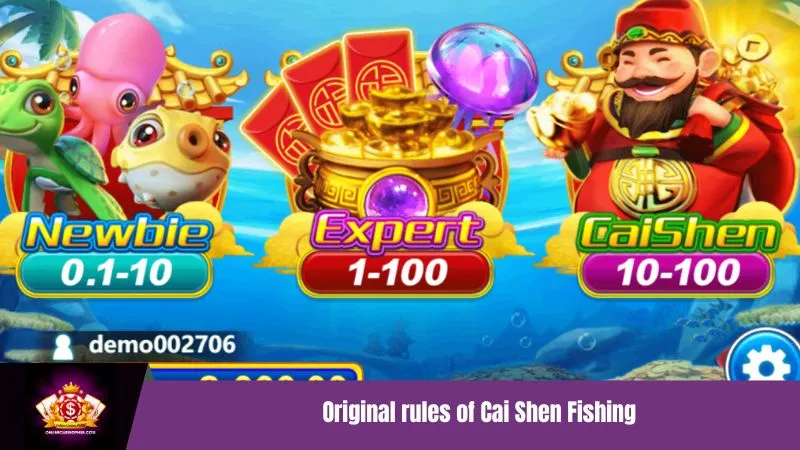 Original rules of Cai Shen Fishing