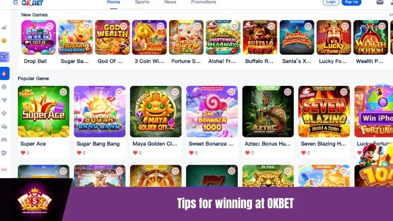 Tips for winning at OKBET