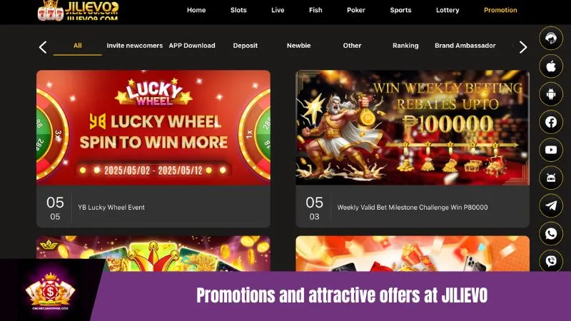 Promotions and attractive offers at JILIEVO