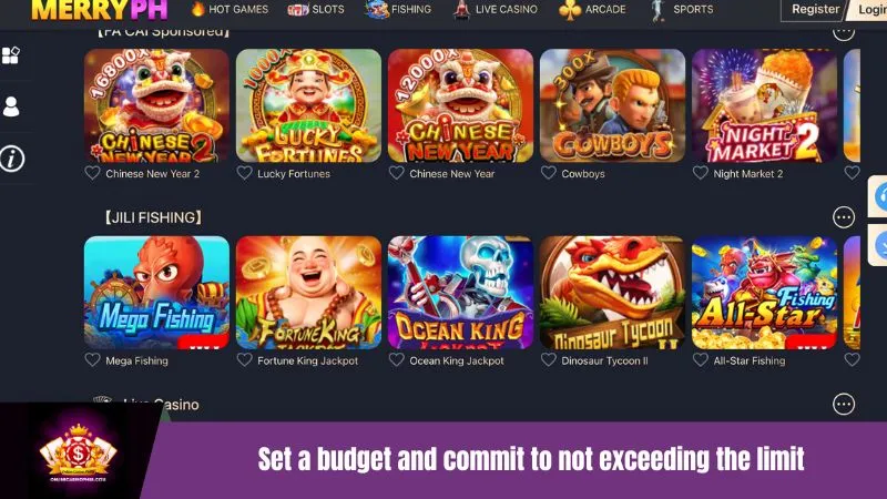 Set a budget and commit to not exceeding the limit