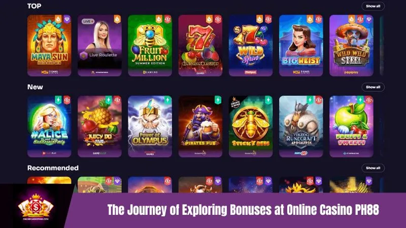 Your Journey to Jackpot Games & Premium Casino Action at Online Casino PH88