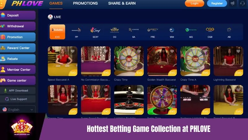 Hottest Betting Game Collection at PHLOVE