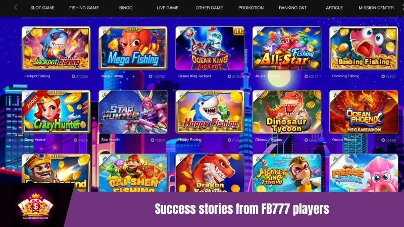 Life-Changing Success Stories from FB777 Champions